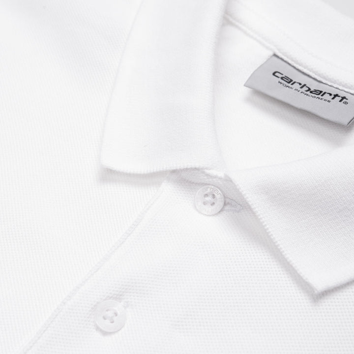 S/S Chase Pique Polo White / Gold