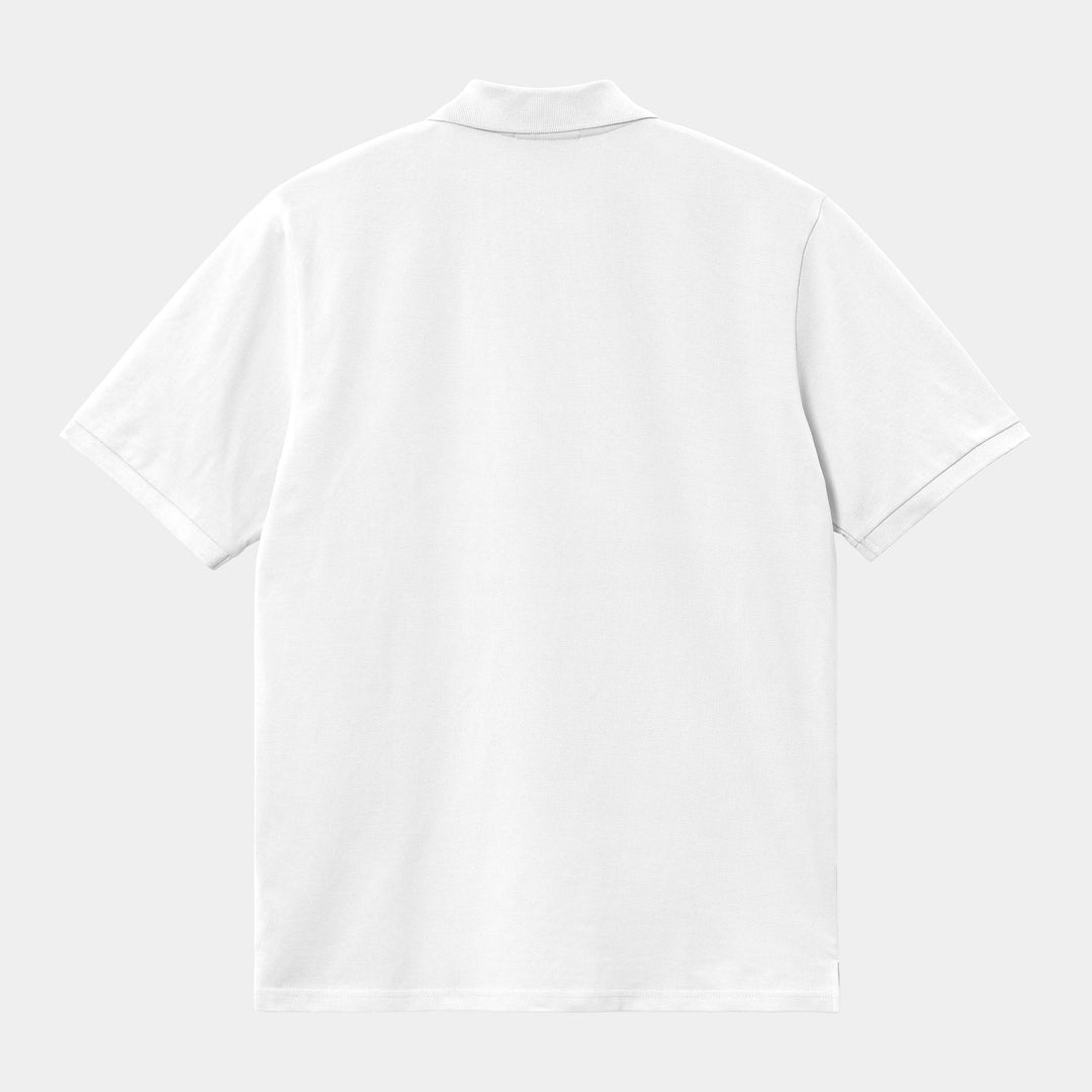 S/S Chase Pique Polo White / Gold