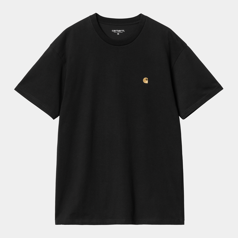 S/S Chase T-shirt Black / Gold - The Road 1380