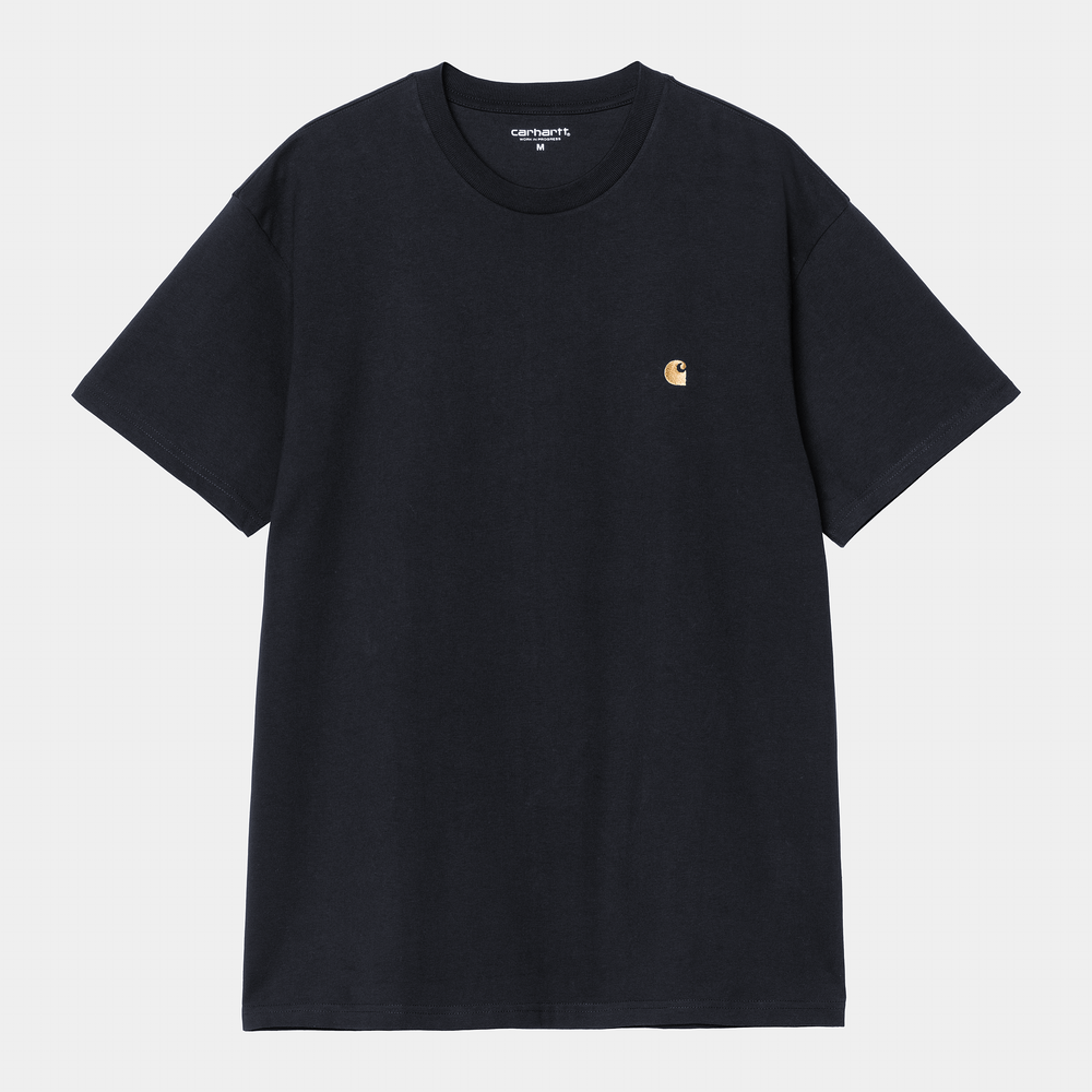 S/S Chase T-shirt Dark Navy / Gold - The Road 1380