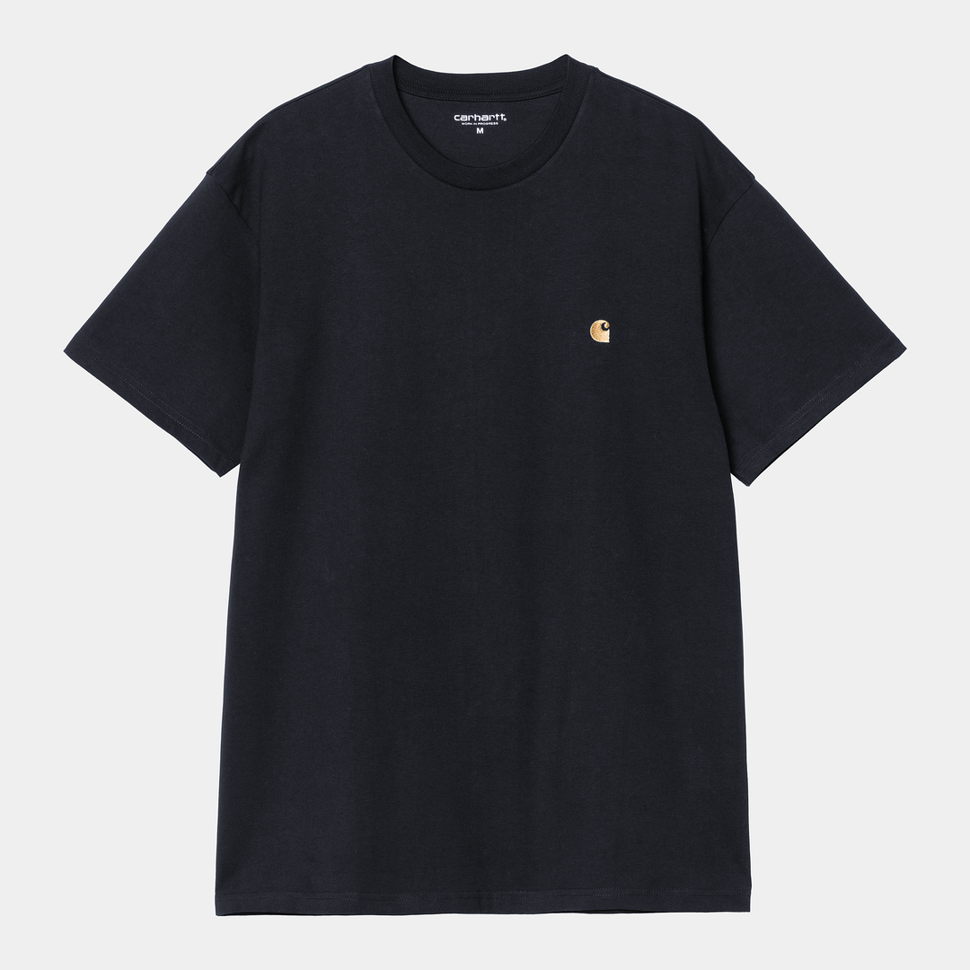 S/S Chase T-shirt Dark Navy / Gold - The Road 1380