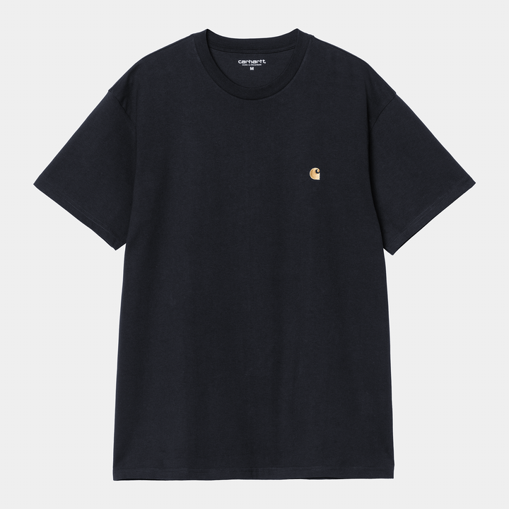 S/S Chase T-shirt Dark Navy / Gold - The Road 1380