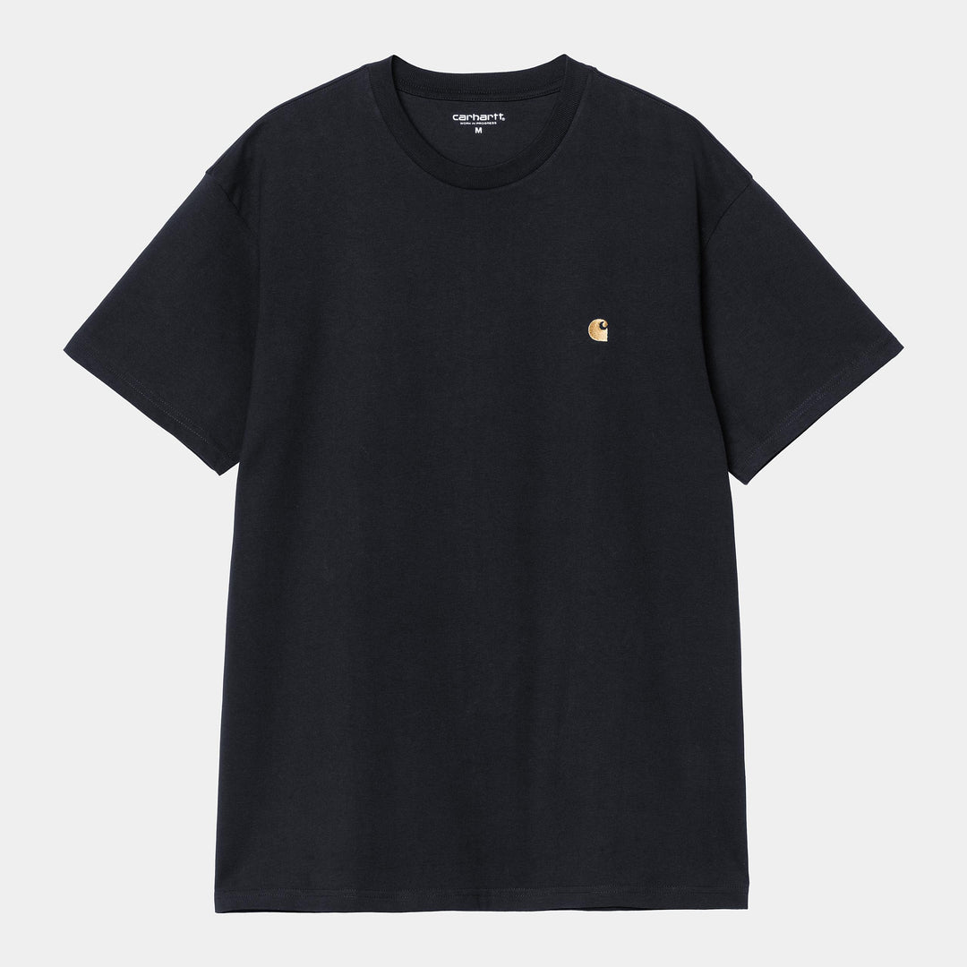 S/S Chase T-shirt Dark Navy / Gold - The Road 1380
