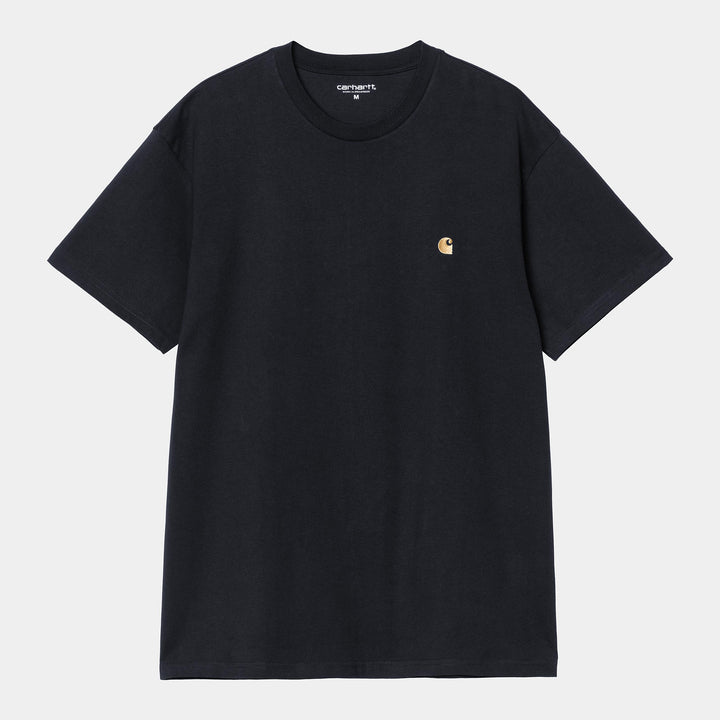 S/S Chase T-shirt Dark Navy / Gold - The Road 1380