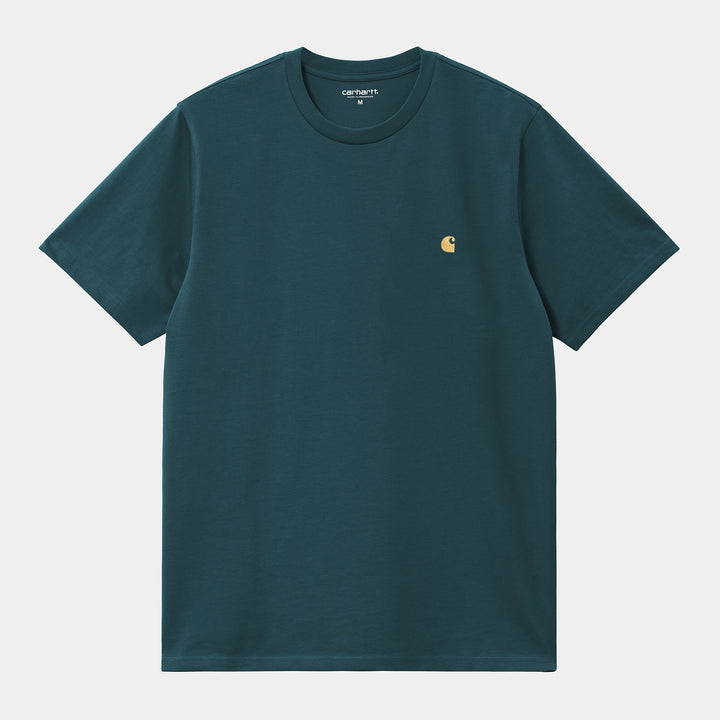 S/S Chase T-shirt Duck Blue / Gold