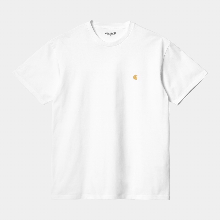 S/S Chase T-shirt White / Gold