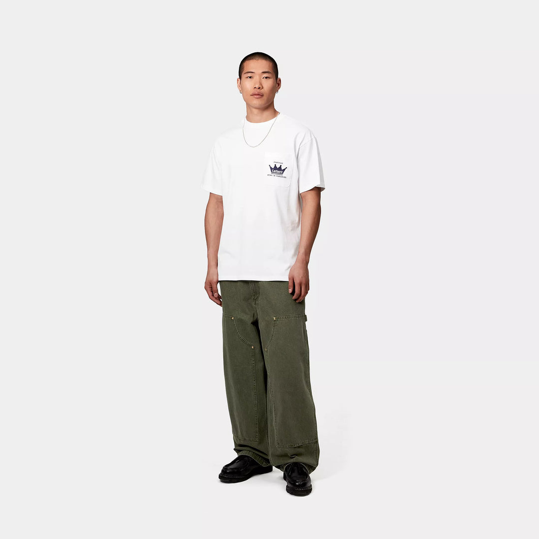 S/S Crown Pocket T-shirt White
