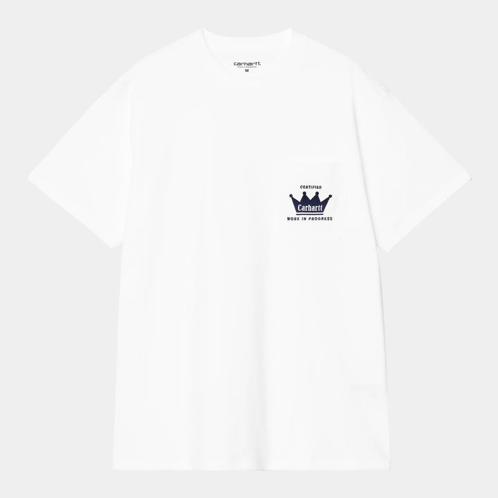 S/S Crown Pocket T-shirt White