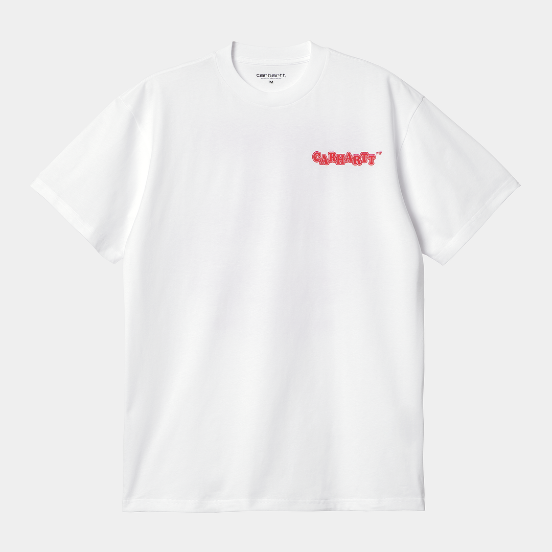 S/S Fast Food T-shirt White / Red / ---