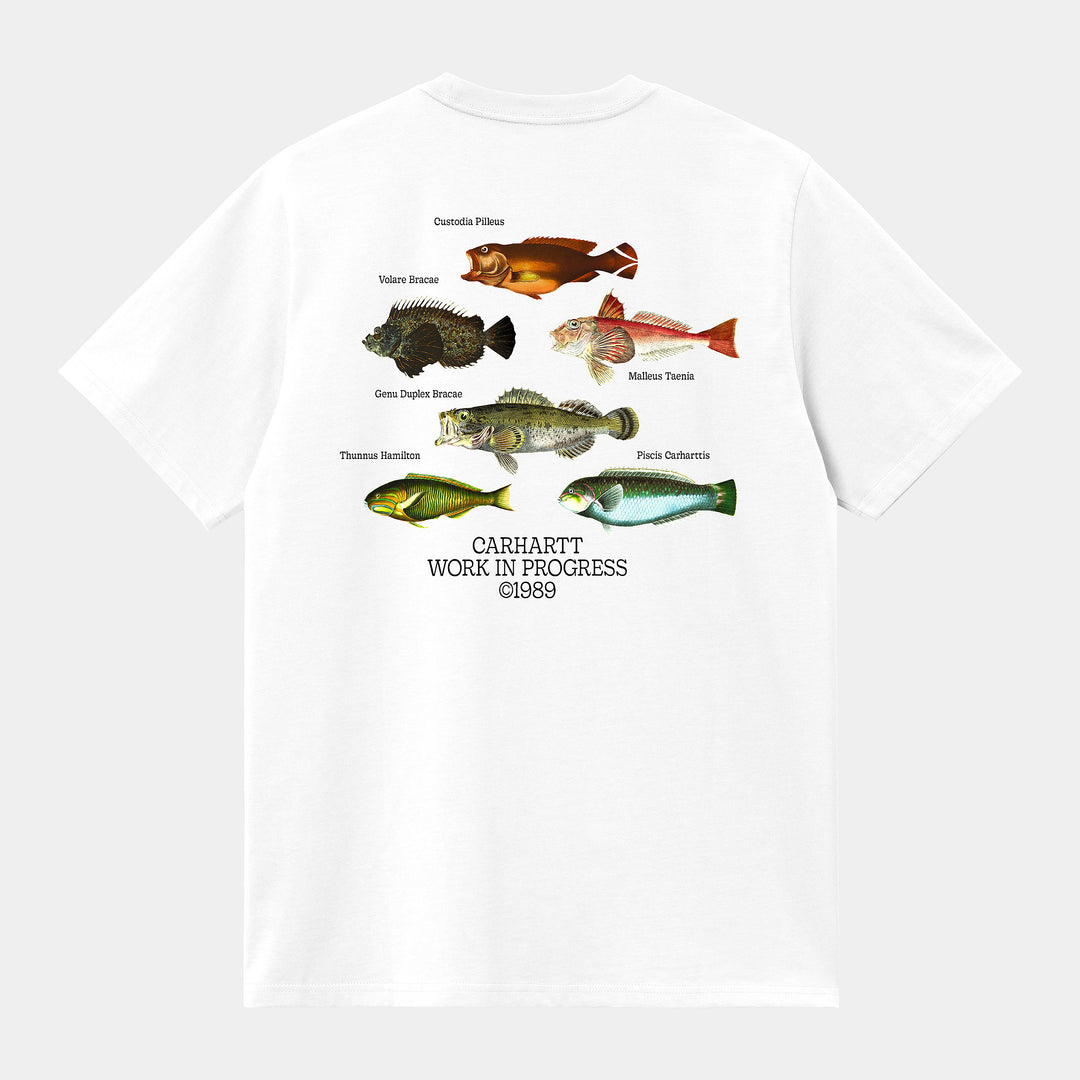 S/S Fish T-shirt White