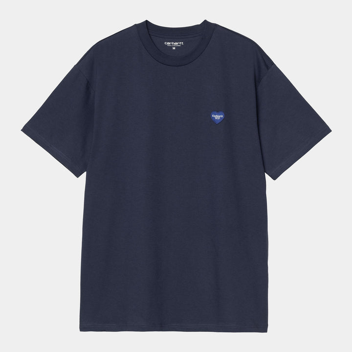 S/S Heart Ii Hartt T-shirt Blue