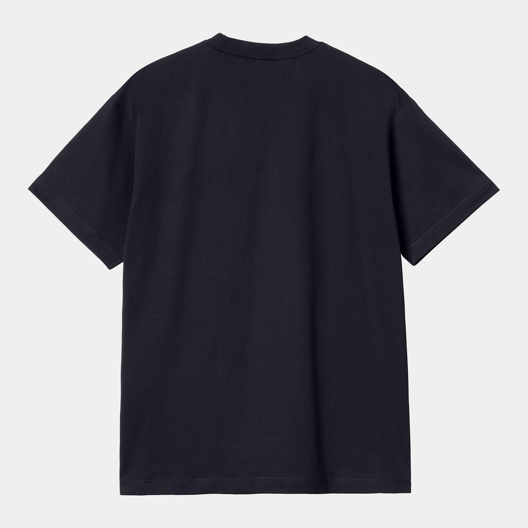 S/S Heart Patch T-shirt Dark Navy