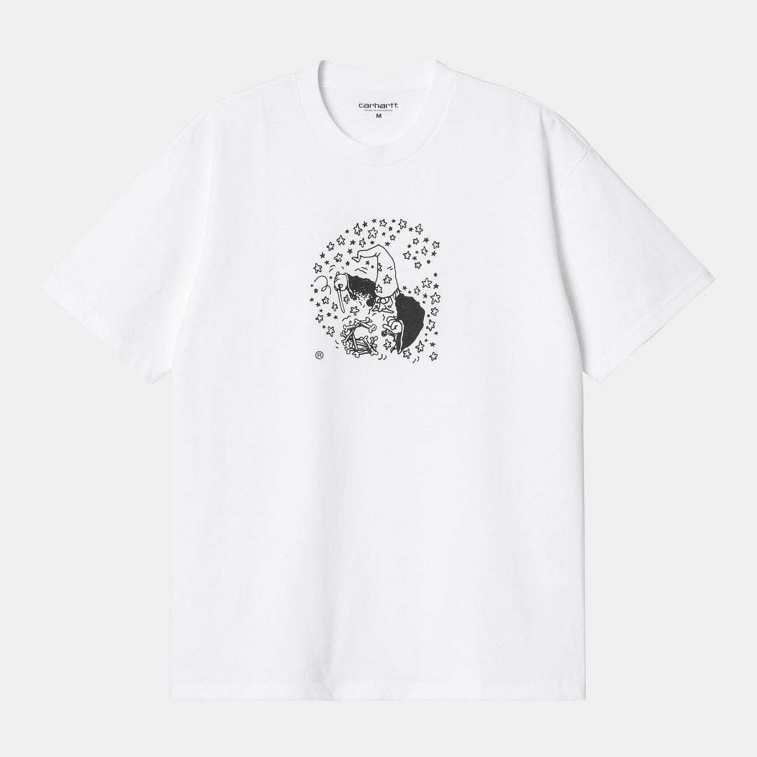 S/S Hocus Pocus T-shirt White / Black