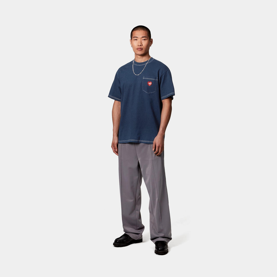 S/S Ingo Pocket T-shirt Dark Blue / Garment Dyed