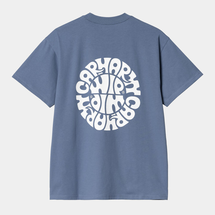 S/S Jazzy T-shirt Blue Iris / White