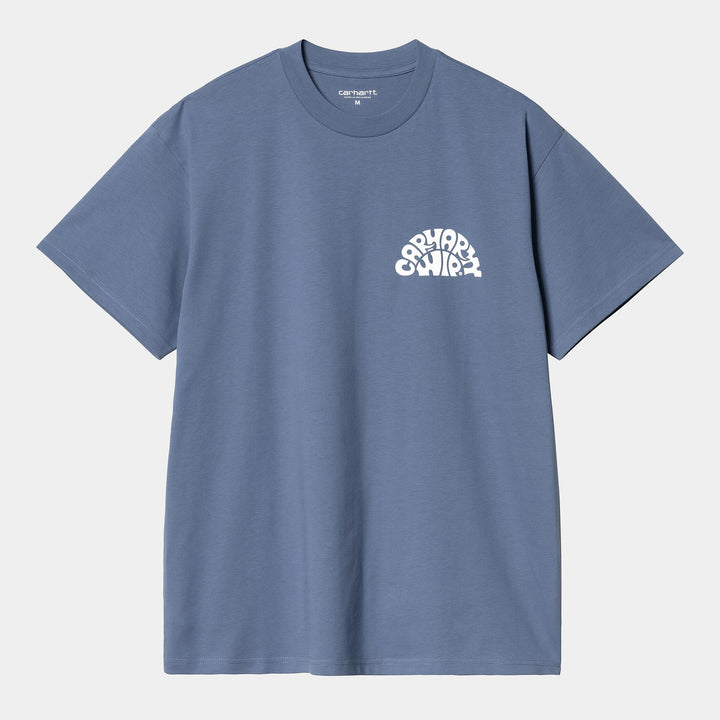 S/S Jazzy T-shirt Blue Iris / White