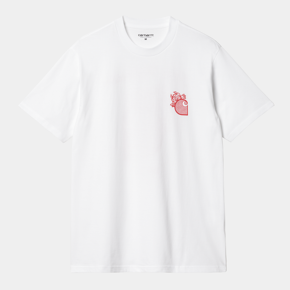 S/S Little Hellraiser T-shirt White / Red / --- - The Road 1380