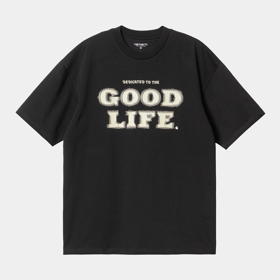 S/S Mist T-shirt Black / Wax