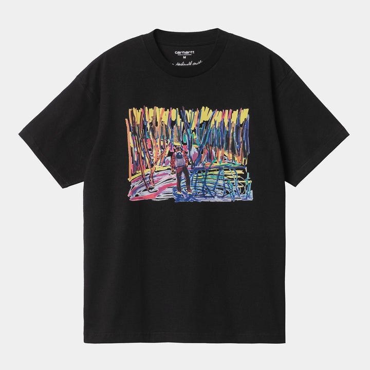 S/S Ollie Mac Icy Lake T-s Black