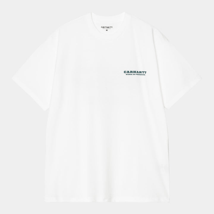 S/S Runaway T-shirt White / Malachite