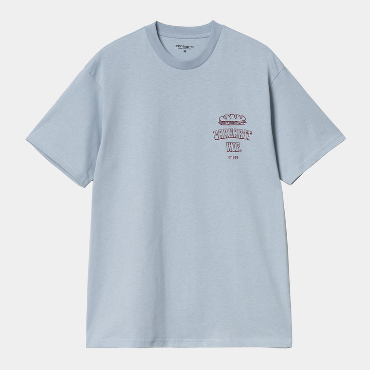 S/S Sandwich T-shirt Blue Fog