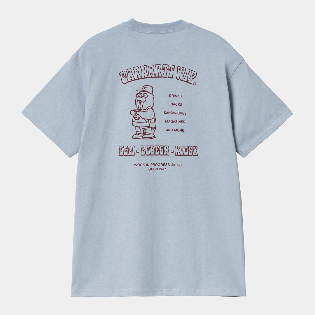 S/S Sandwich T-shirt Blue Fog