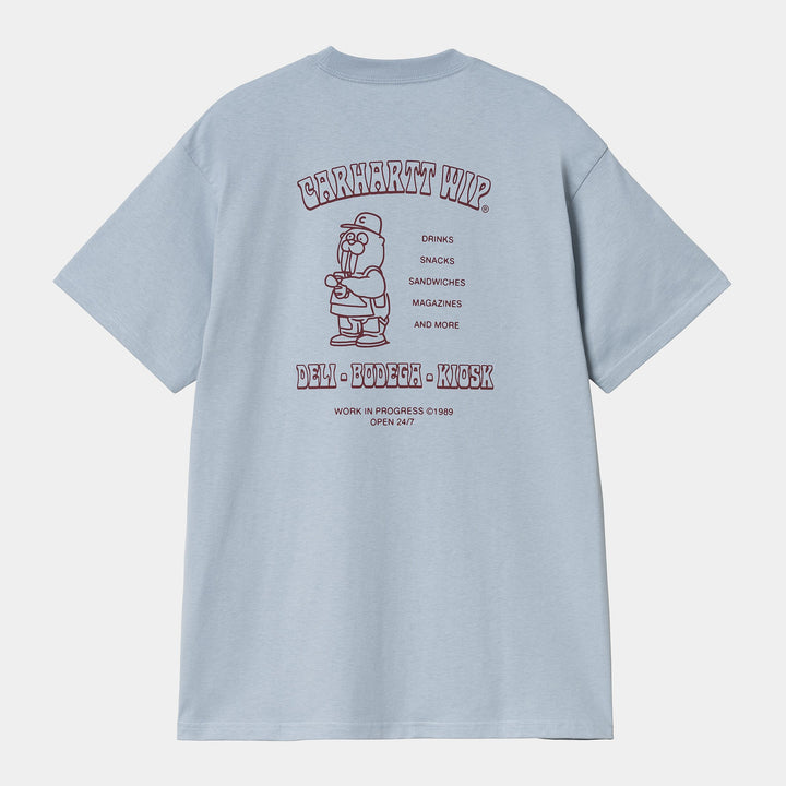 S/S Sandwich T-shirt Blue Fog