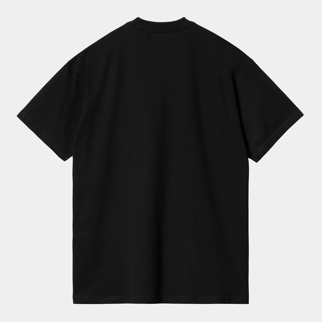 S/S Spin Script T-shirt Black