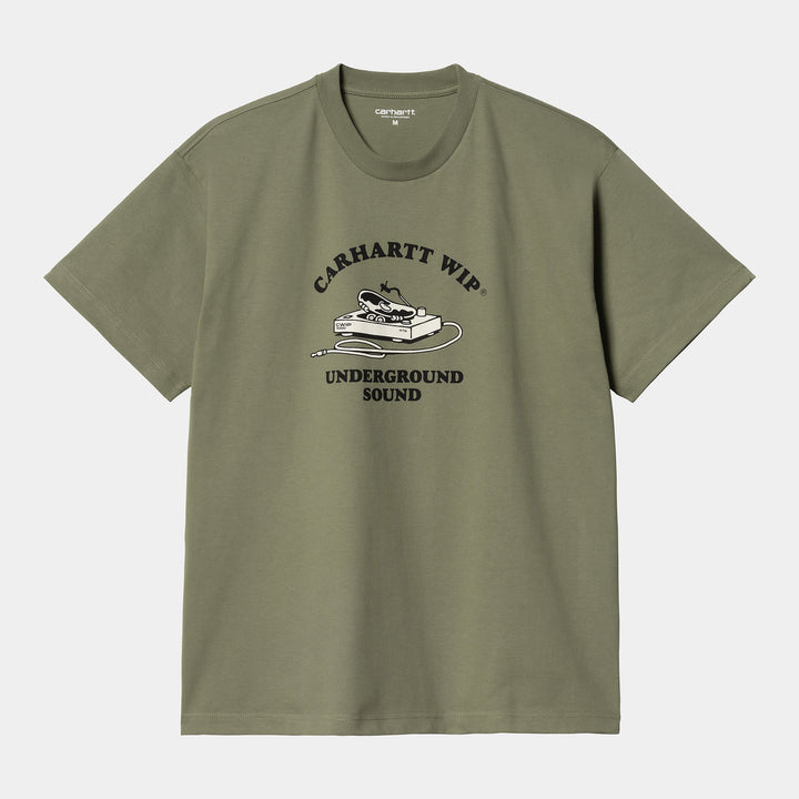 S/S Underground Sound T-shirt Dollar Green