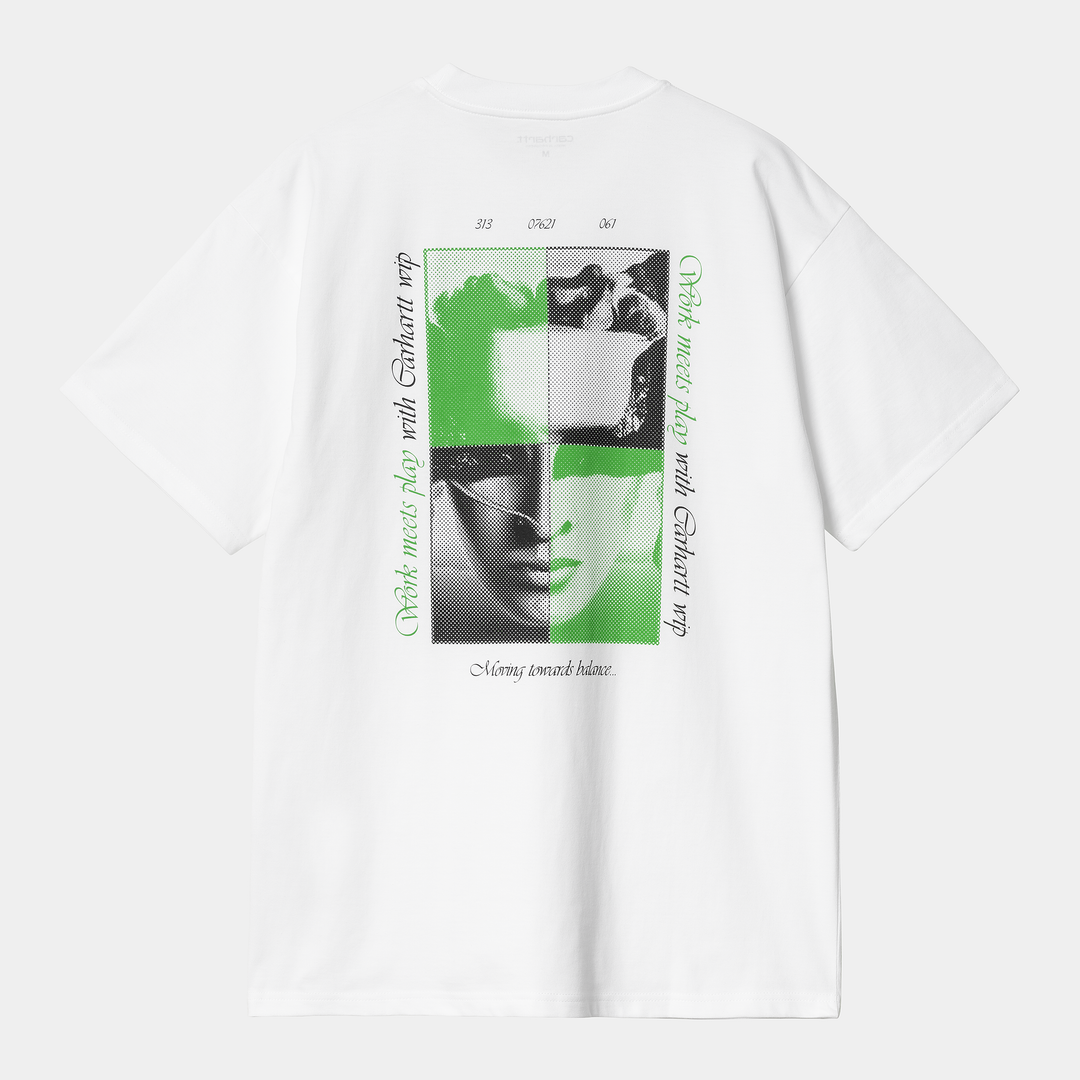 S/S Work & Play T-shirt White