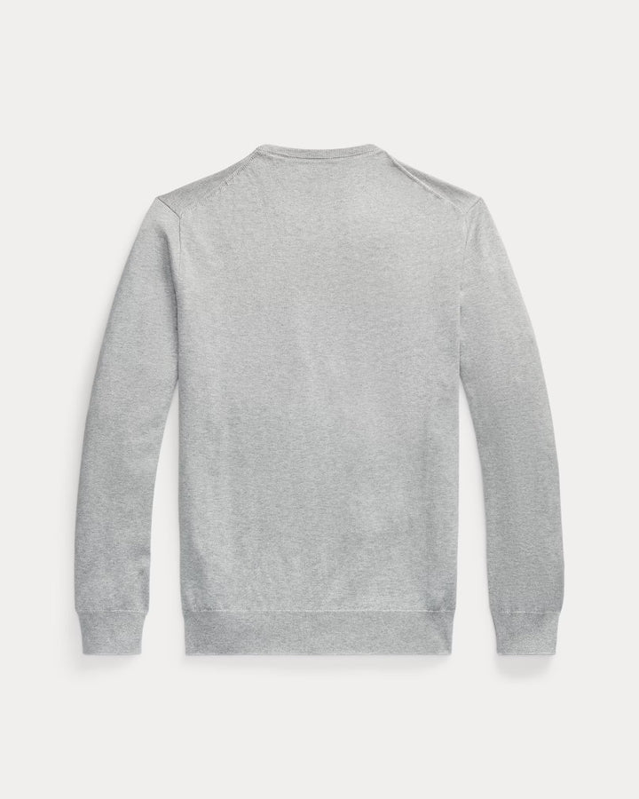 Slim Fit Cotton Sweater Andover Heather - The Road 1380