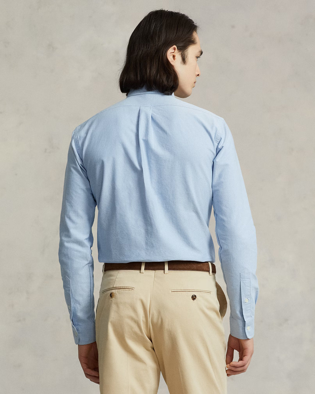 Custom Fit Oxford Shirt Long Sleeve Sport Shirt