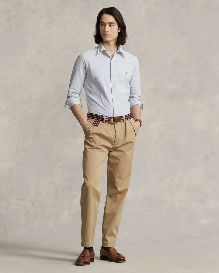Custom Fit Oxford Shirt Long Sleeve Sport Shirt