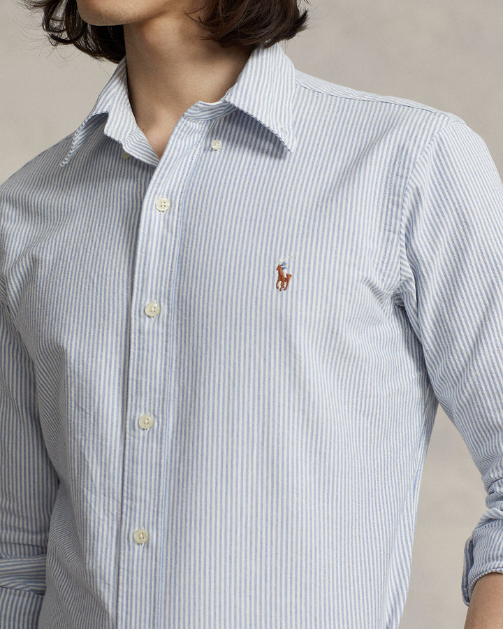 Custom Fit Oxford Shirt Long Sleeve Sport Shirt
