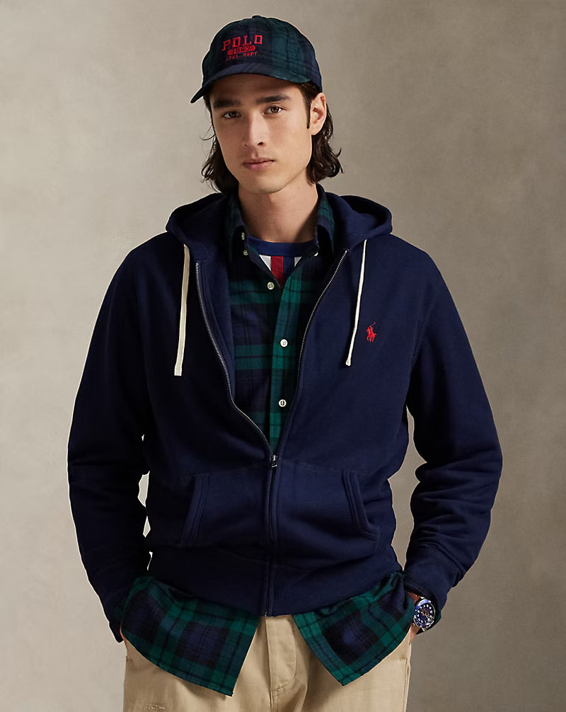 The Rl Fleece Hoodie Long Sleeve Knit