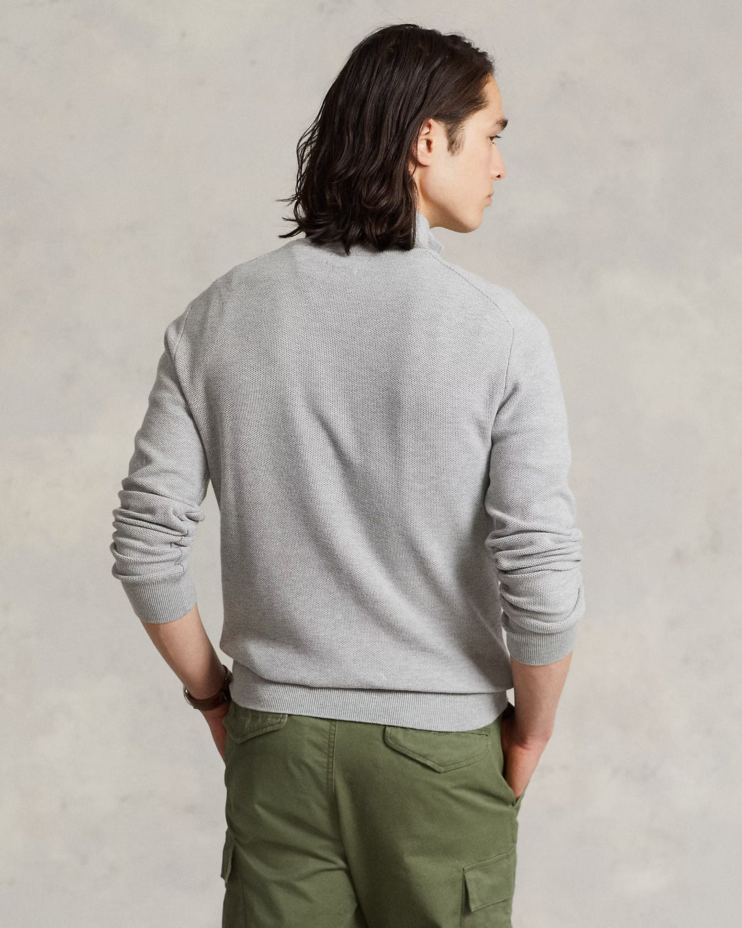 Mesh-knit Cotton Quarter Andover Heather - The Road 1380
