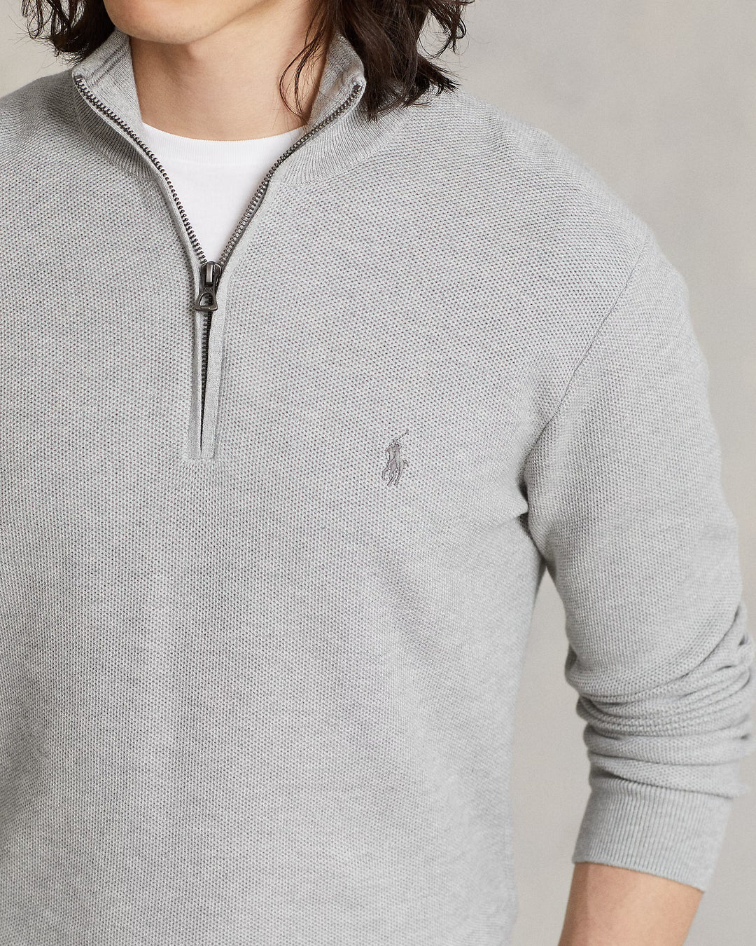 Mesh-knit Cotton Quarter Andover Heather - The Road 1380
