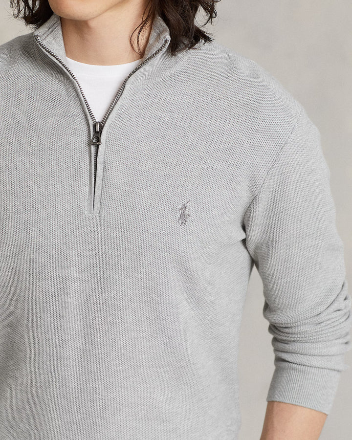 Mesh-knit Cotton Quarter Andover Heather - The Road 1380