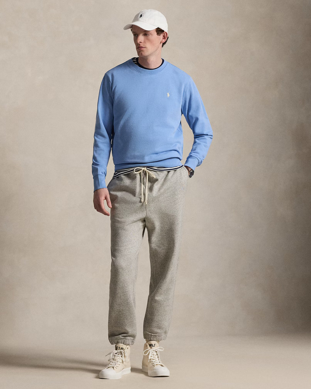 Loopback Fleece Sweatshirt Bristol Blue - The Road 1380