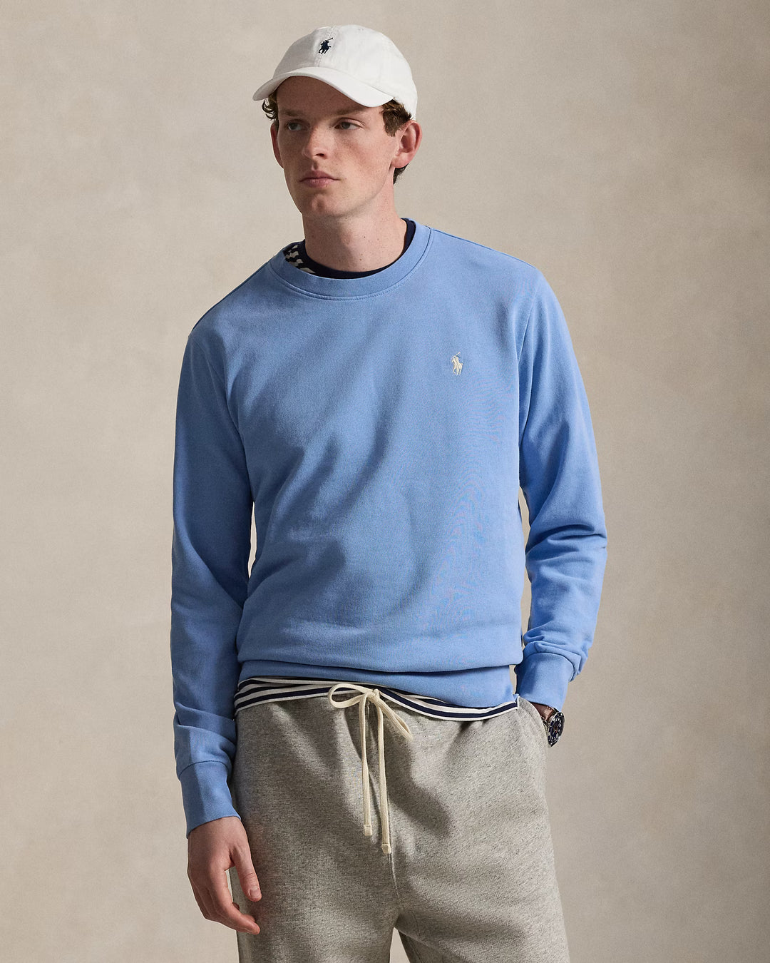 Loopback Fleece Sweatshirt Bristol Blue - The Road 1380