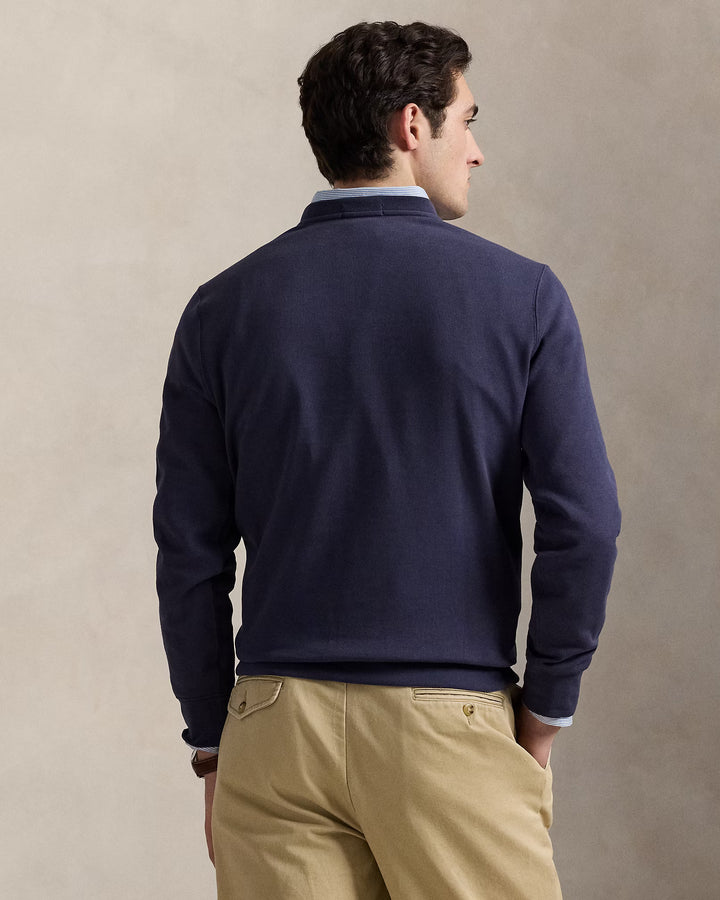 Polo Bear Fleece Pullover Long Sleeve Sweatshirt