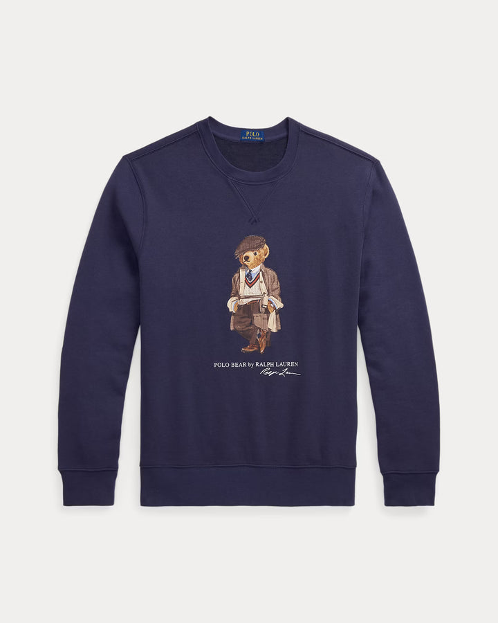 Polo Bear Fleece Pullover Long Sleeve Sweatshirt