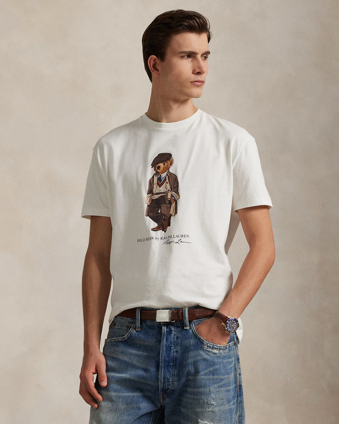 Custom Slim Fit Polo Bear Jersey T-shirt Short Sleeve T Shirt