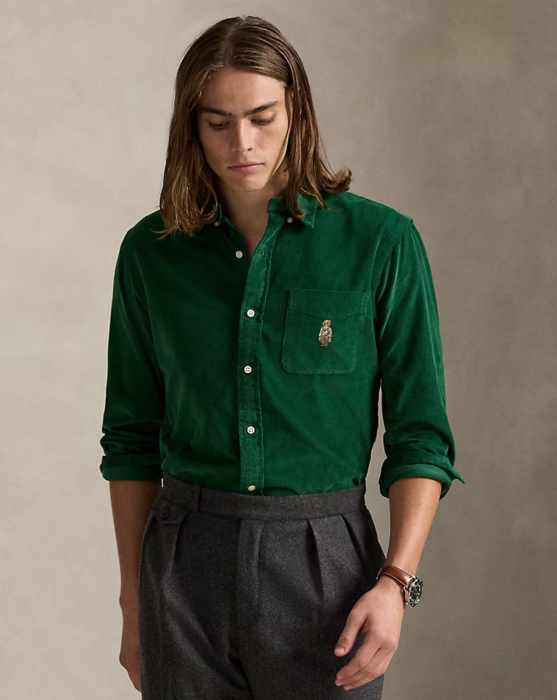 Custom Fit Polo Bear Corduroy New Forest