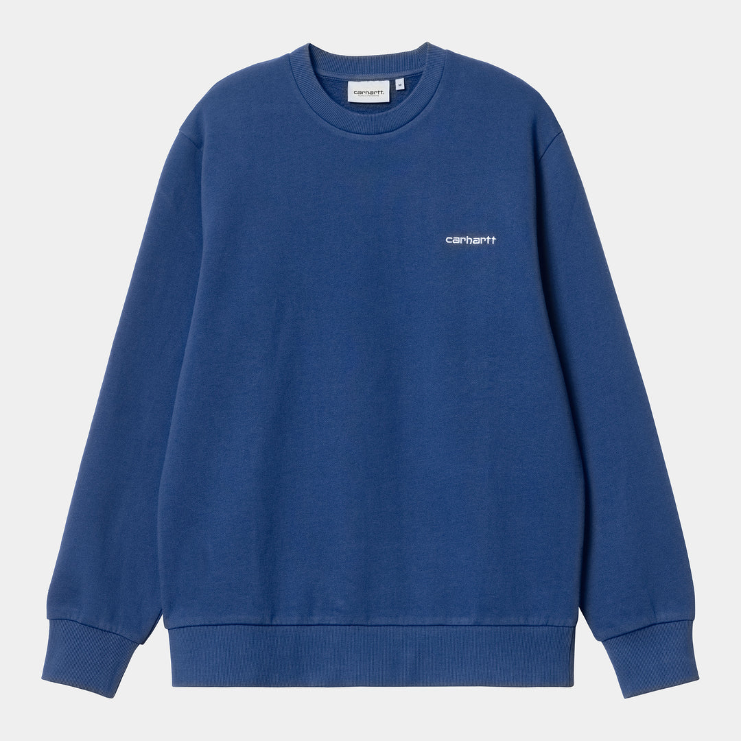 Script Embroidery Sweat Elder / White / ---