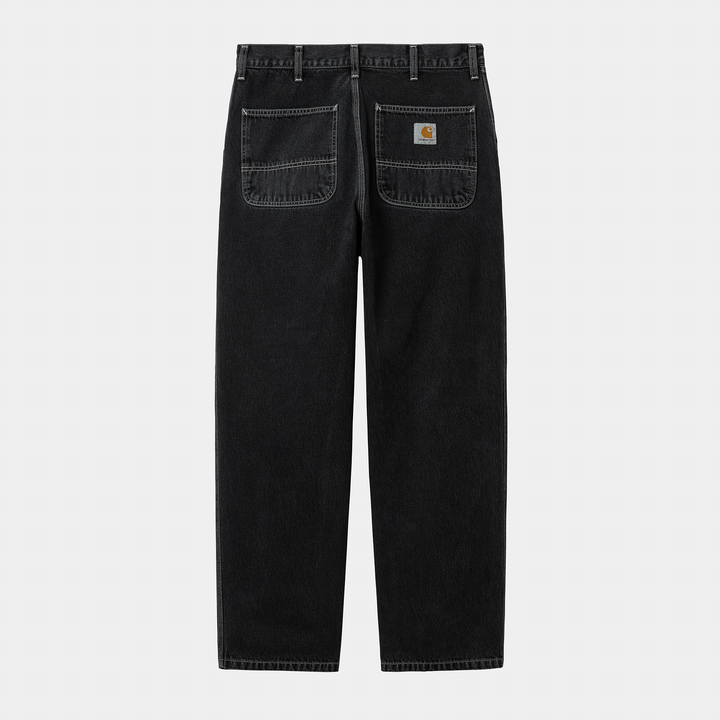 Simple Pant Black Heavy Stone Wash