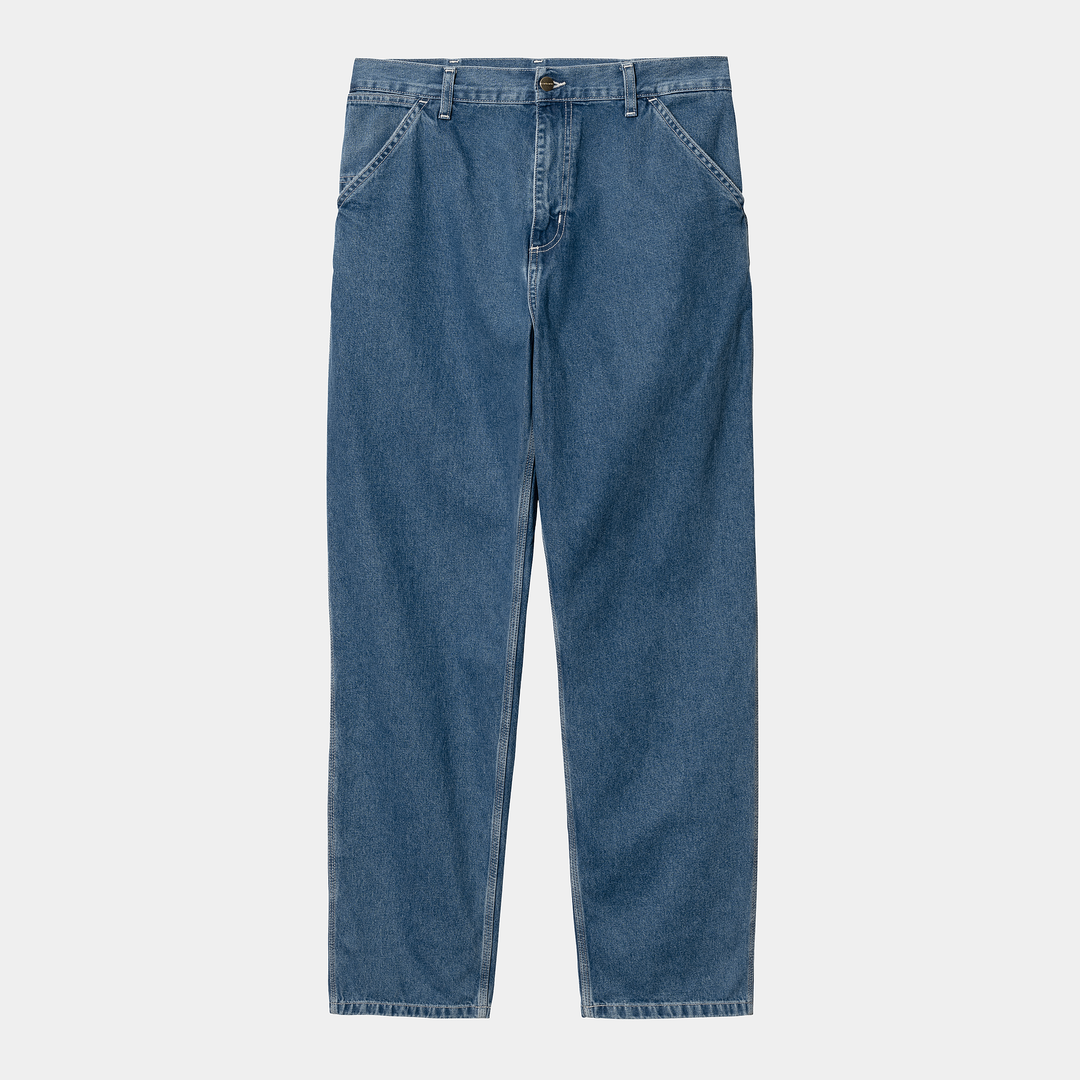 Simple Pant Blue Stone Washed - The Road 1380