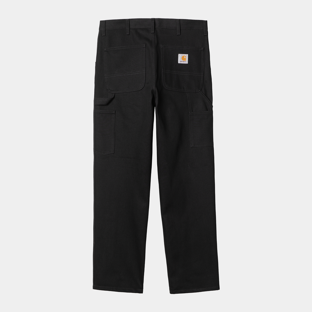 Single Knee Pant Black Rinsed - The Road 1380