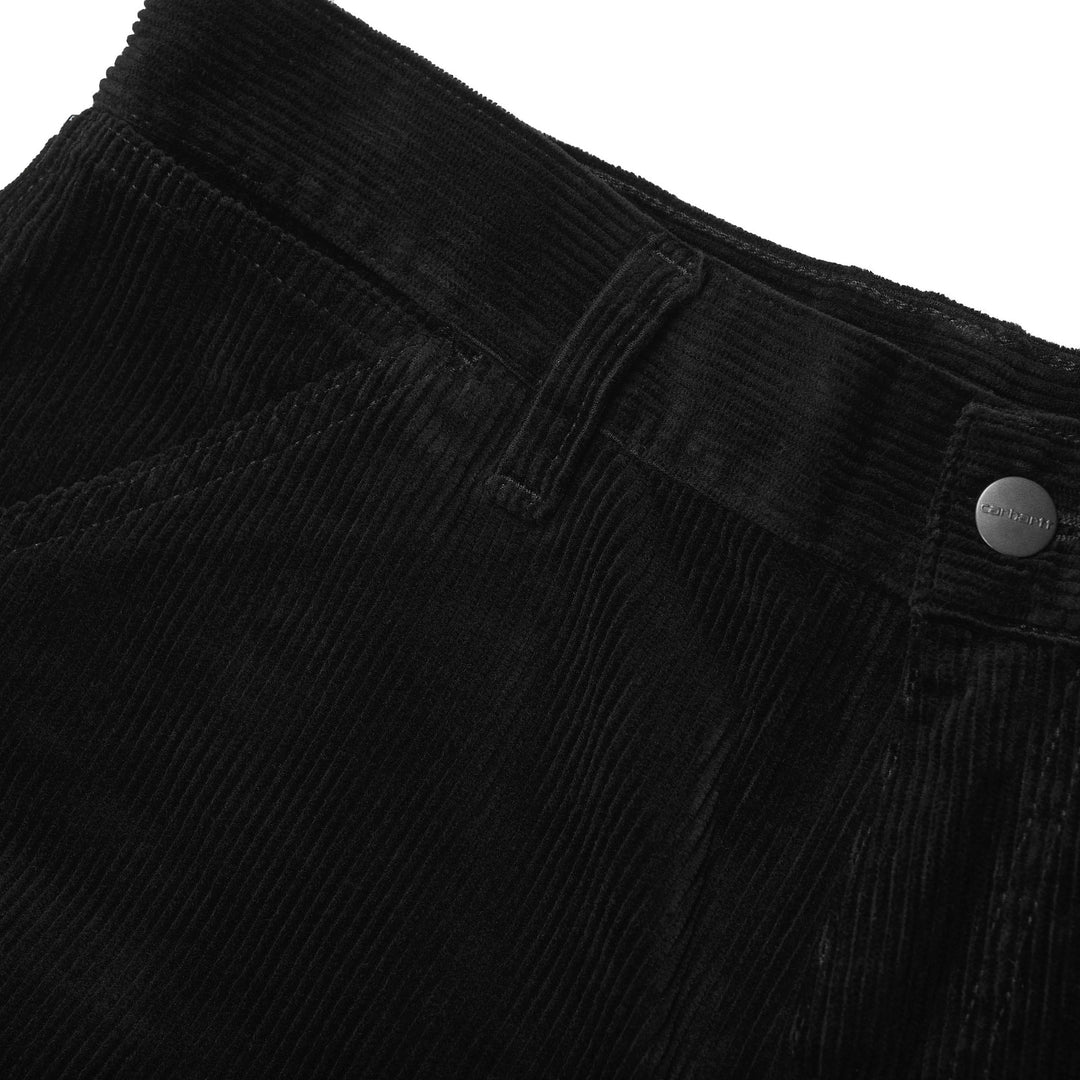 Single Knee Pant Black Rinsed