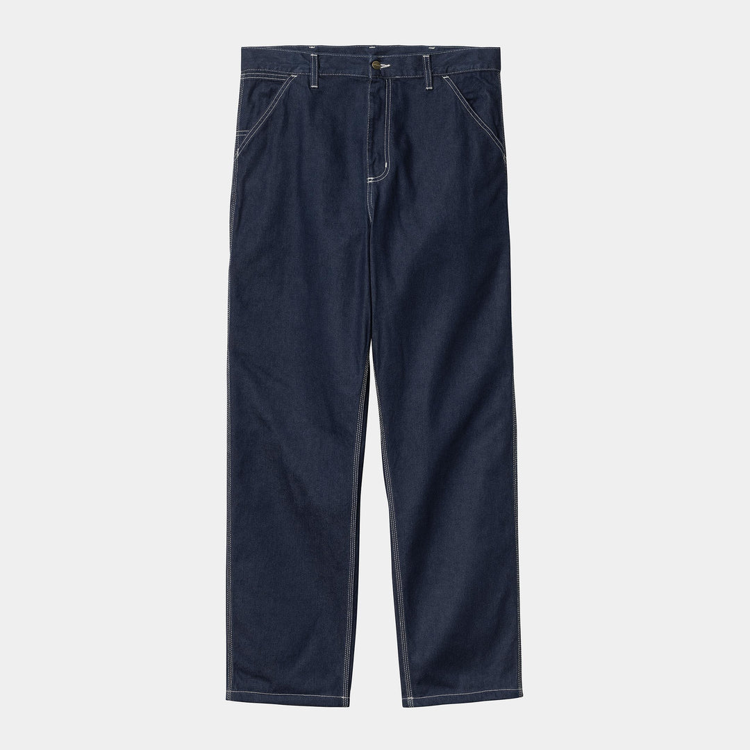 Single Knee Pant Blue Rinsed